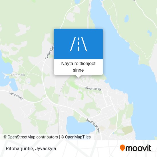 Ritoharjuntie kartta