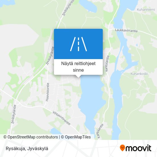 Rysäkuja kartta