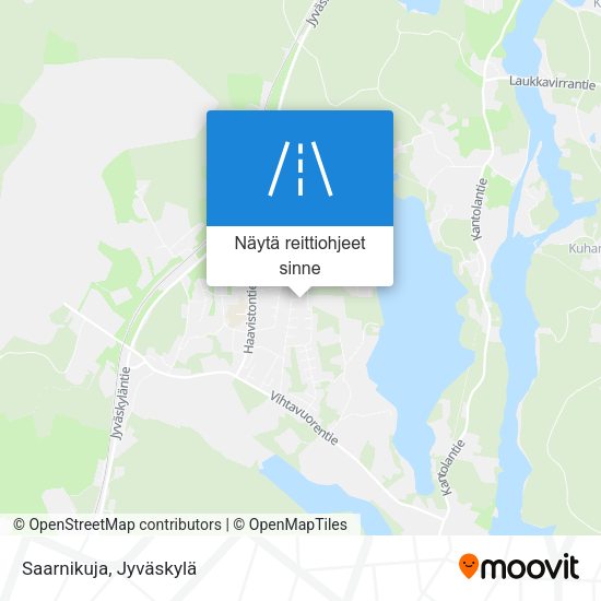 Saarnikuja kartta