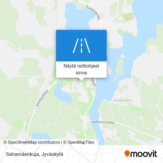 Sahamäenkuja kartta