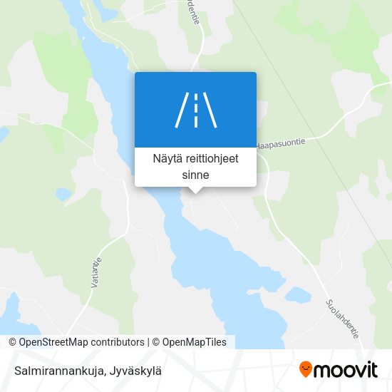Salmirannankuja kartta