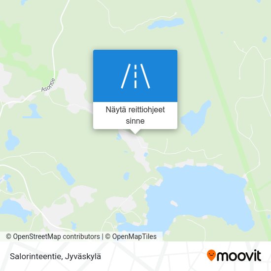Salorinteentie kartta