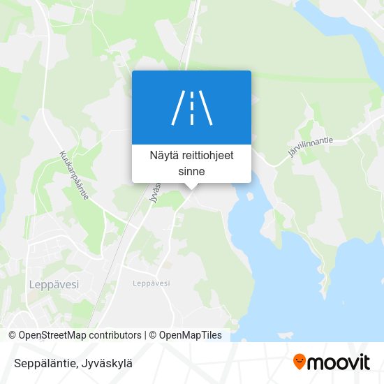 Seppäläntie kartta