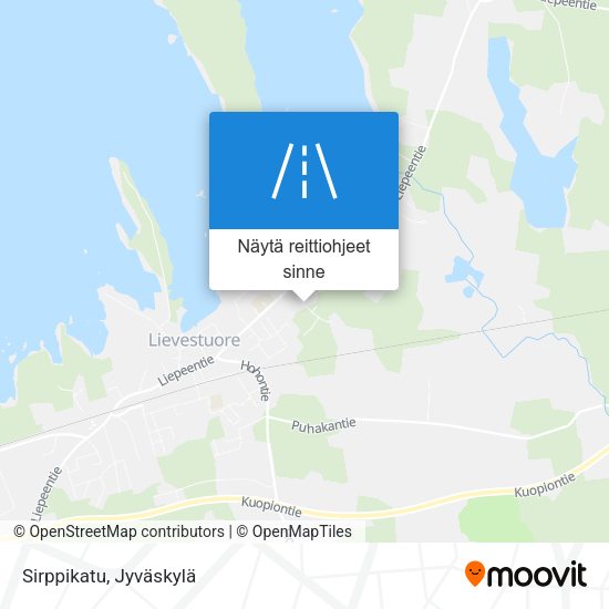 Sirppikatu kartta