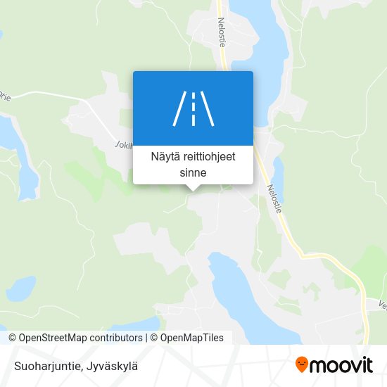 Suoharjuntie kartta