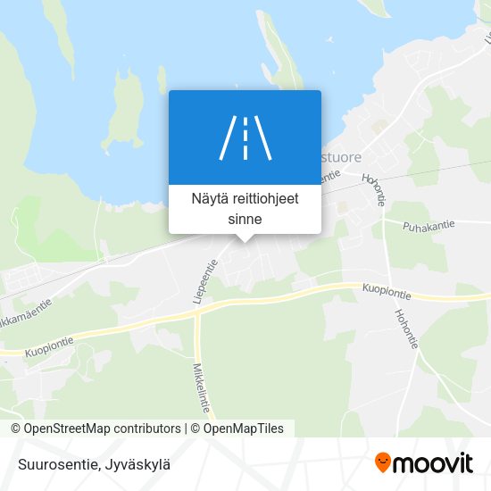 Suurosentie kartta