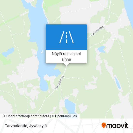 Tarvaalantie kartta