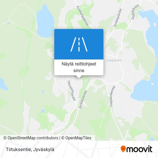 Tiituksentie kartta