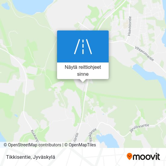 Tikkisentie kartta