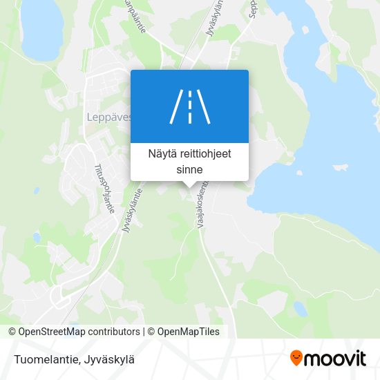 Tuomelantie kartta