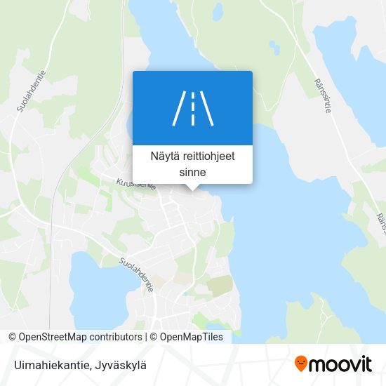 Uimahiekantie kartta