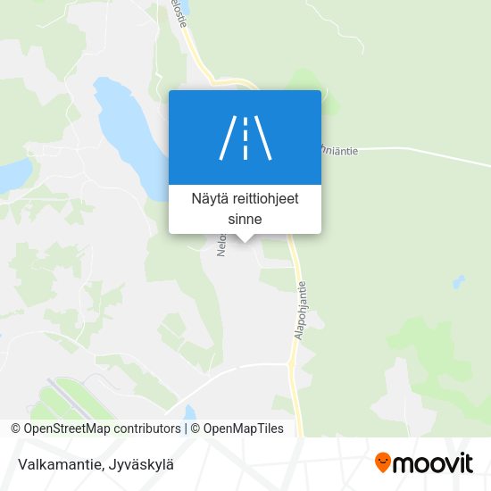 Valkamantie kartta