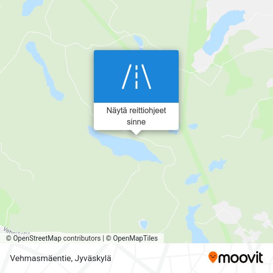 Vehmasmäentie kartta