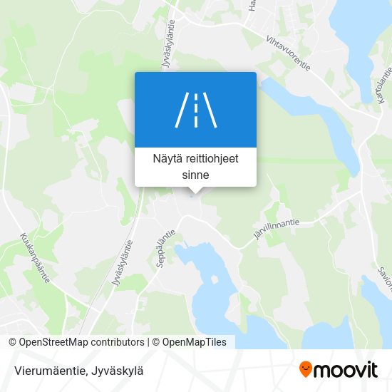 Vierumäentie kartta
