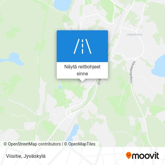 Viisitie kartta