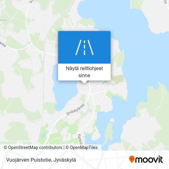 Vuojärven Puistotie kartta
