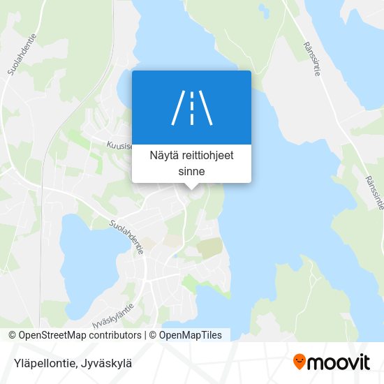 Yläpellontie kartta