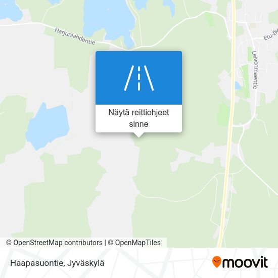 Haapasuontie kartta