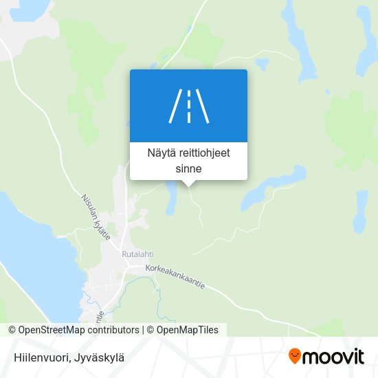 Hiilenvuori kartta