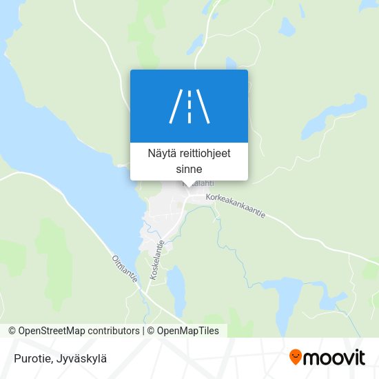 Purotie kartta