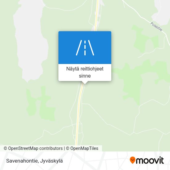 Savenahontie kartta