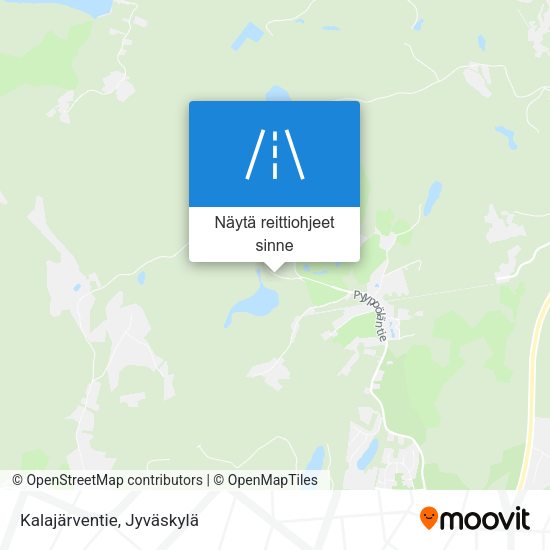Kalajärventie kartta