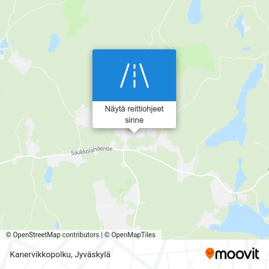 Kanervikkopolku kartta