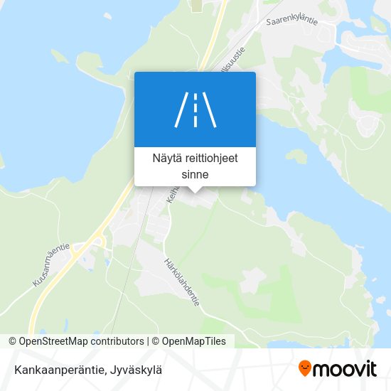 Kankaanperäntie kartta