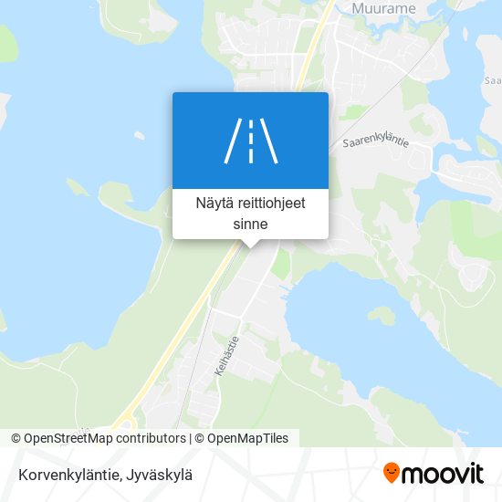 Korvenkyläntie kartta