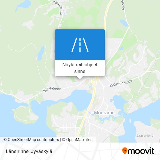 Länsirinne kartta