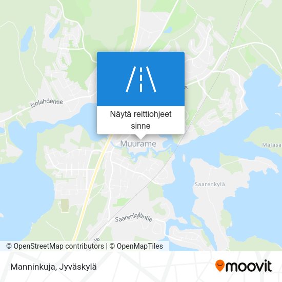 Manninkuja kartta
