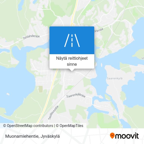 Muonamiehentie kartta