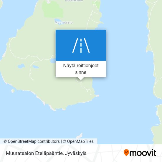 Muuratsalon Eteläpääntie kartta