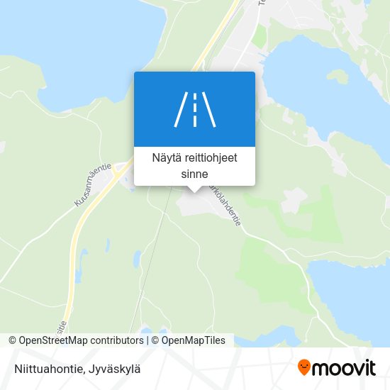 Niittuahontie kartta