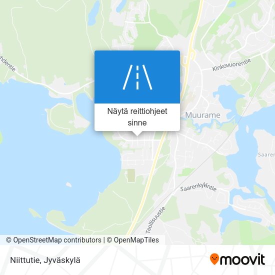 Niittutie kartta