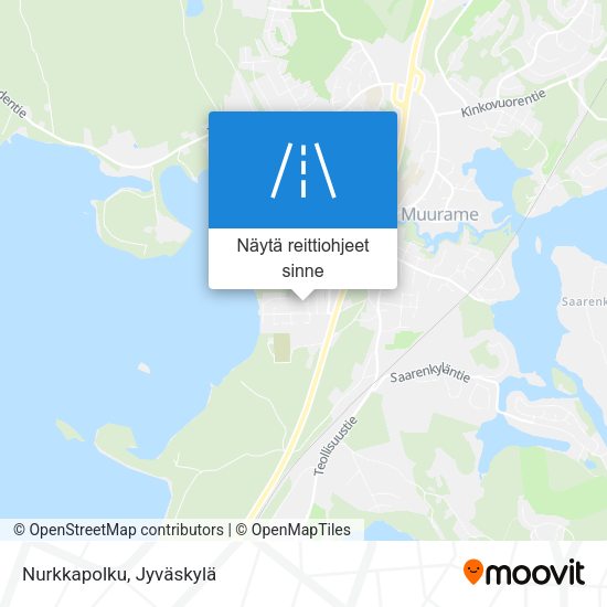 Nurkkapolku kartta
