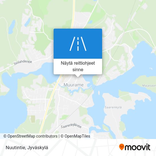 Nuutintie kartta