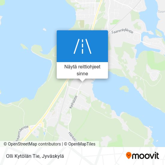 Olli Kytölän Tie kartta