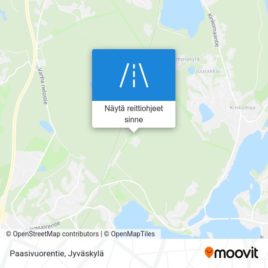 Paasivuorentie kartta