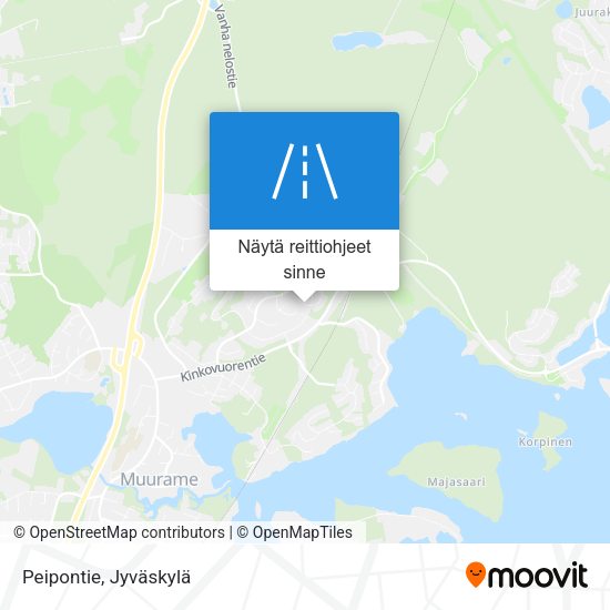 Peipontie kartta