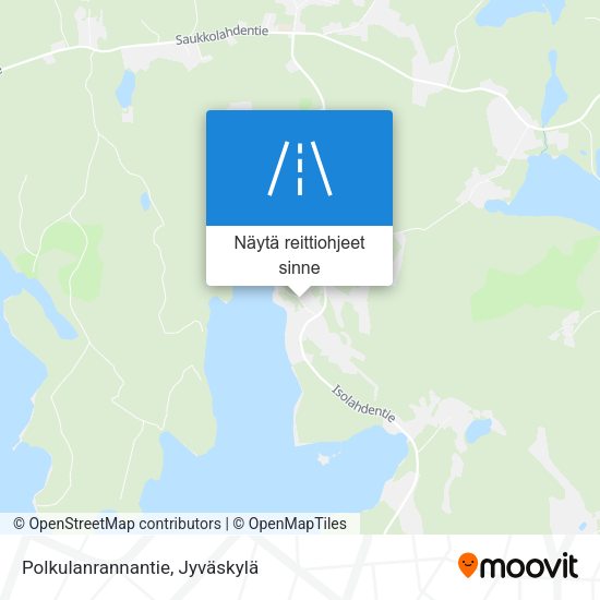 Polkulanrannantie kartta