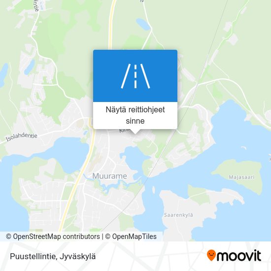 Puustellintie kartta