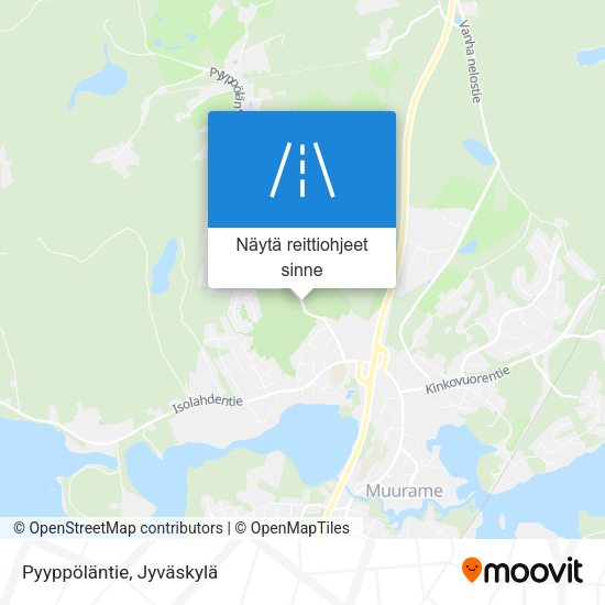 Pyyppöläntie kartta