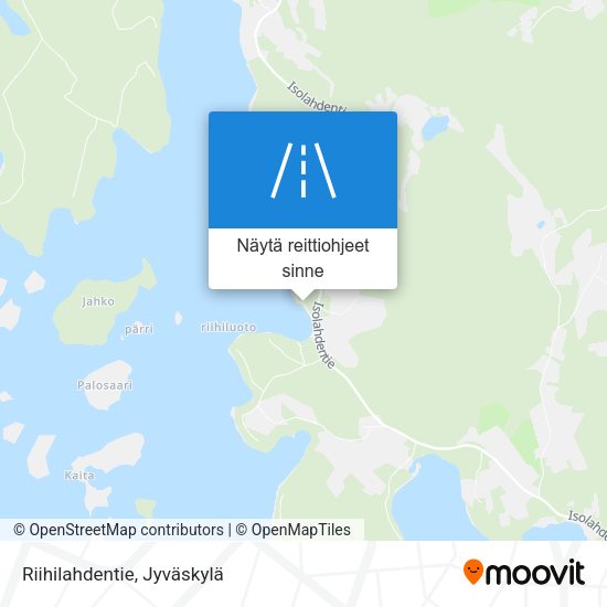 Riihilahdentie kartta