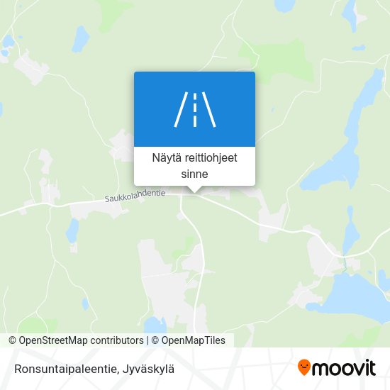 Ronsuntaipaleentie kartta
