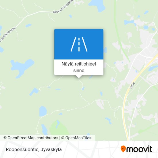 Roopensuontie kartta