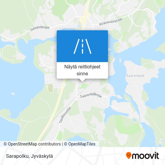 Sarapolku kartta