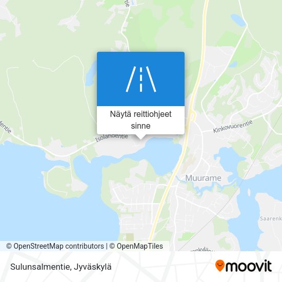 Sulunsalmentie kartta