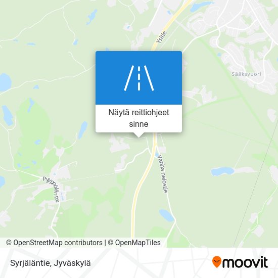 Syrjäläntie kartta