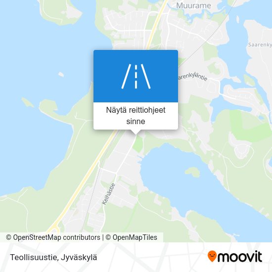 Teollisuustie kartta